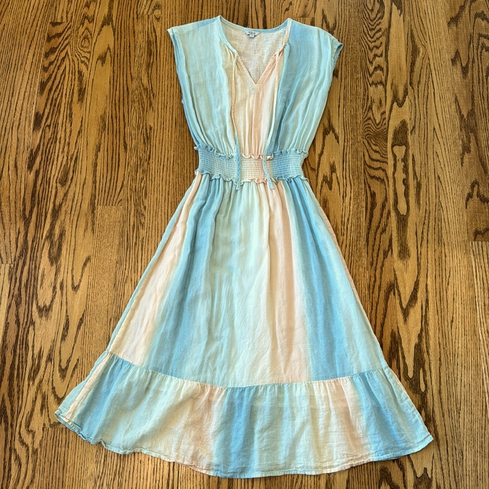 Rails Ashlyn midi dress in Sunset Gradient size small